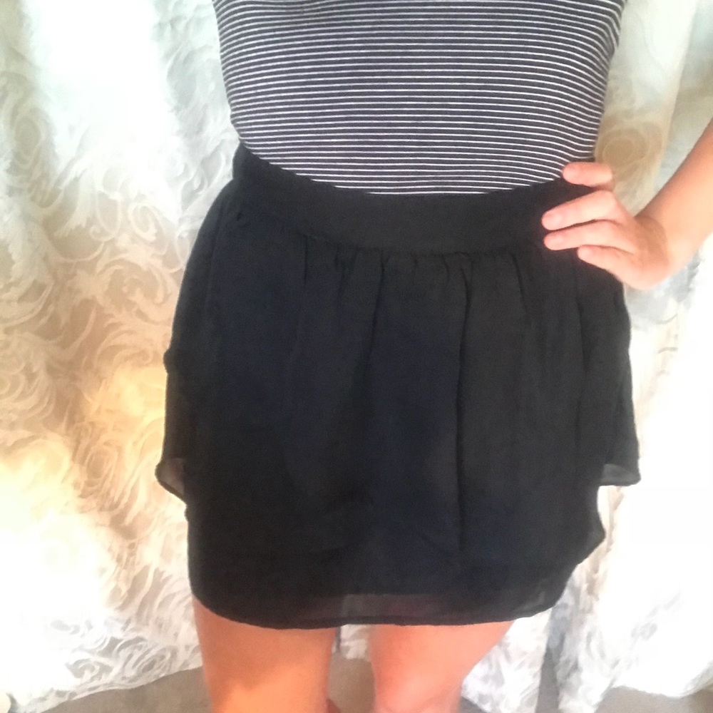 Black skirt